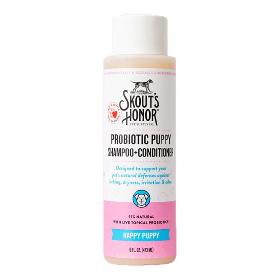 Skout&#39;s Honor Dog Shampoo Conditioner Happy Puppy 16oz