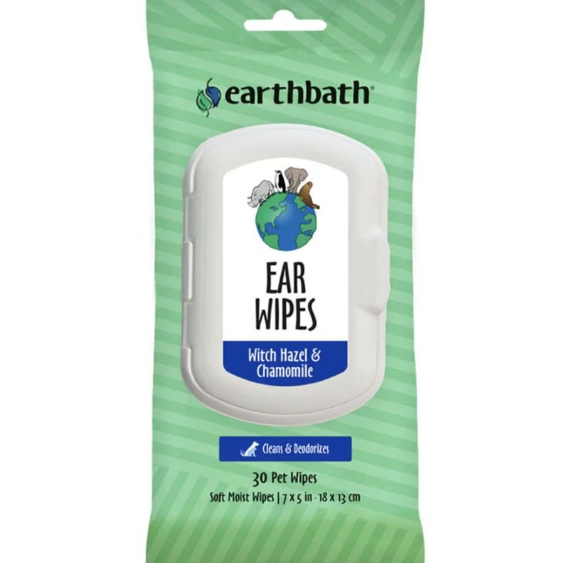 Earthbath Ear Wipes Hazel &amp; Chamomile 30ct