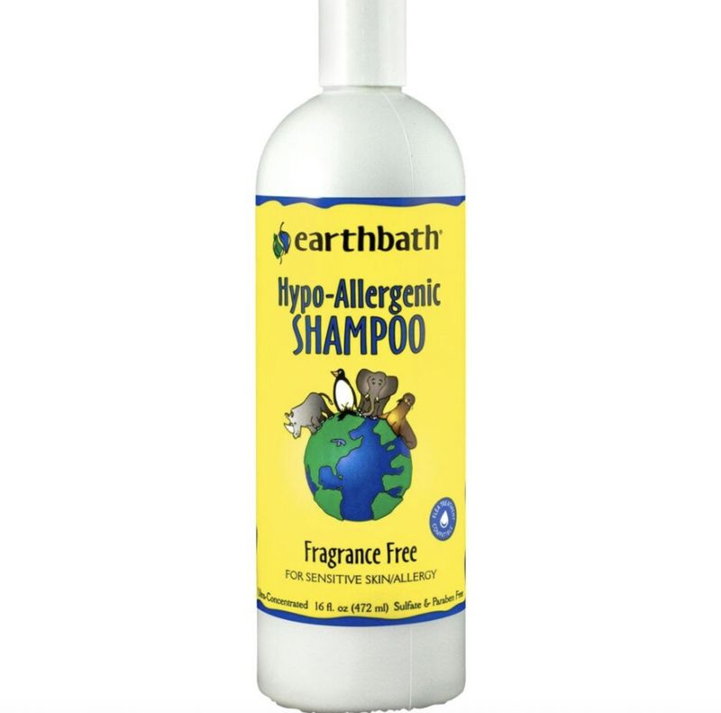 Earthbath Hypoallergenic Pet Shampoo 16oz