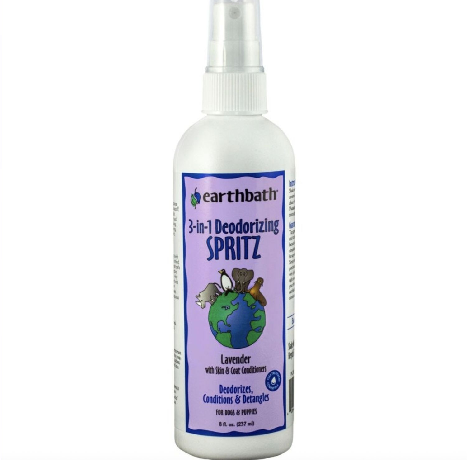Earthbath 3-In-1 Deodorizing Spritz Lavender 8oz