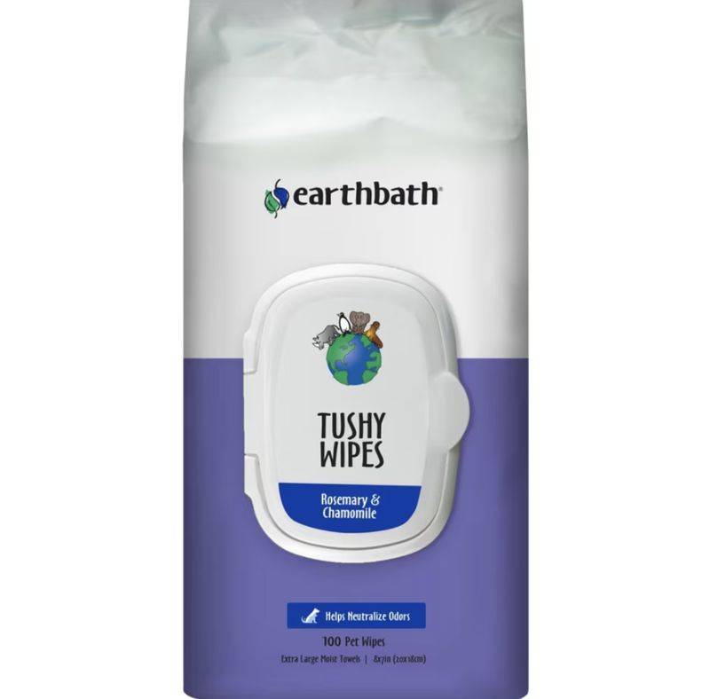 Earthbath Tushy Wipes Rosemary &amp; Chamomile 100ct