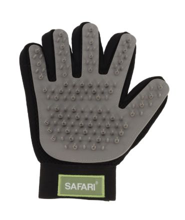 Coastal Safari Grooming Glove Black &amp; Gray