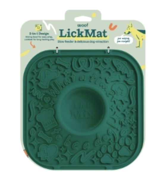 Woof Dog Lickmat Green