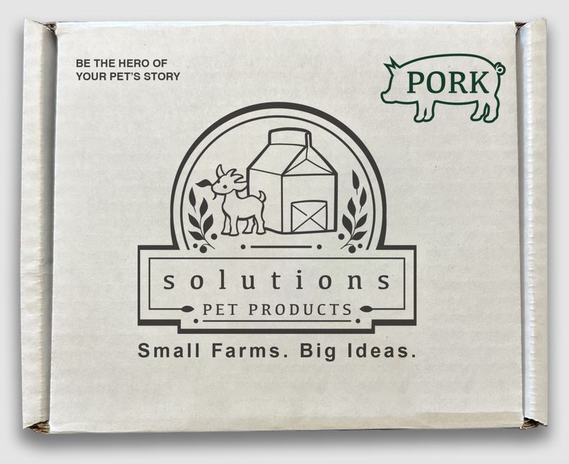 Solutions Dog Frozen Raw Pork Recipe