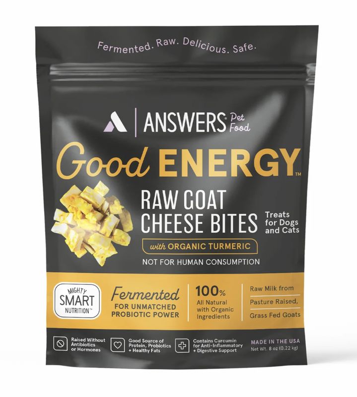 Answers Frozen Goat Cheese Turmeric 8oz