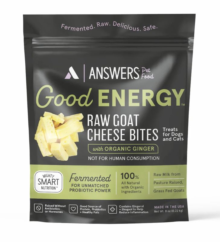 Answers Frozen Goat Cheese Ginger 8oz
