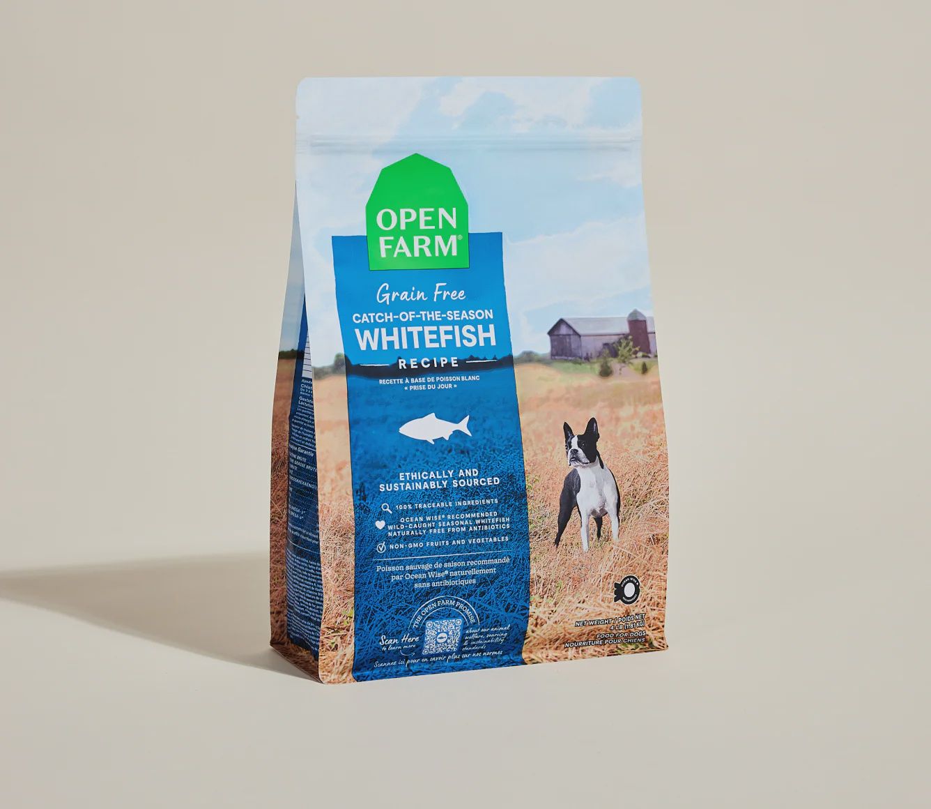 Open Farm Dog Grain Free Whitefish, Size: 4lb