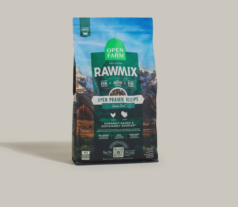 Open Farm Cat Grain Free Rawmix Prairie 2.25lb