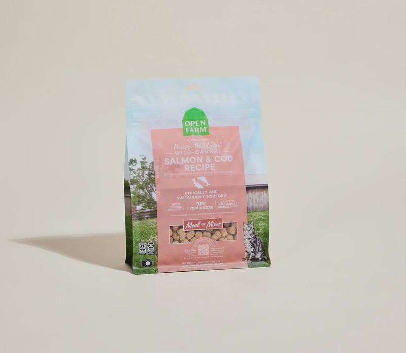 Open Farm Cat Freeze Dried Raw Morsels Salmon &amp; Cod