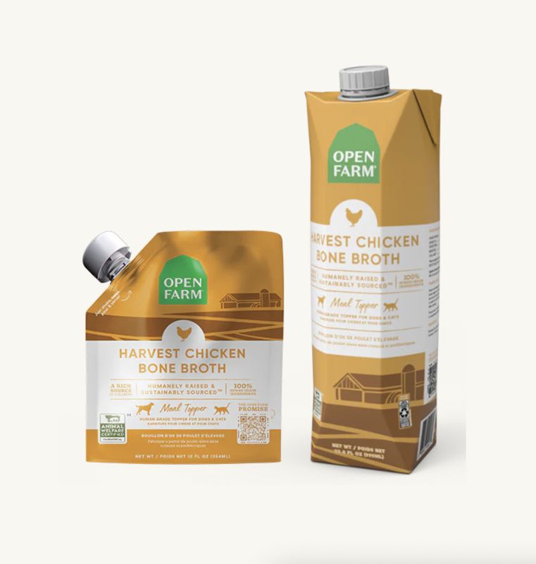 Open Farm Dog &amp; Cat Bone Broth Chicken