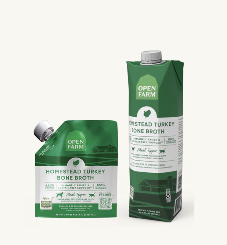 Open Farm Dog &amp; Cat Bone Broth Turkey