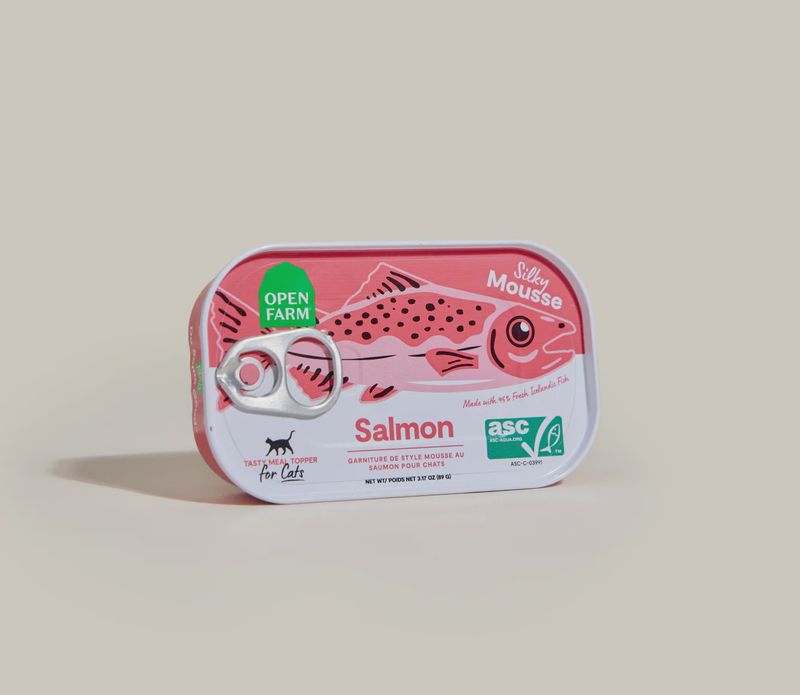 Open Farm Cat Topper Grain Free Salmon 3.17oz
