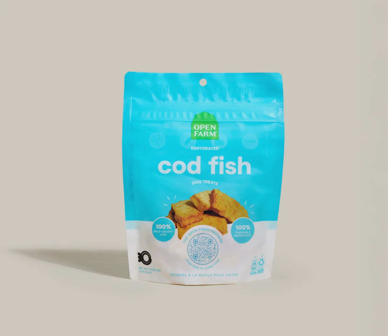 Open Farm Dog Dehydrated Cod Fish 2.25oz