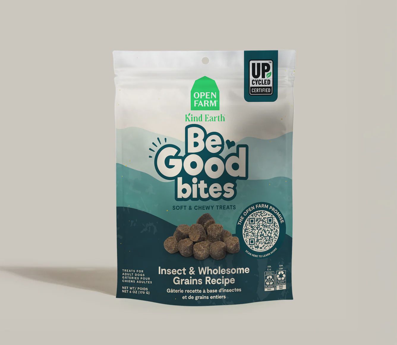 Open Farm Dog Be Good Bites Insect &amp; Wholesome Grains 6oz