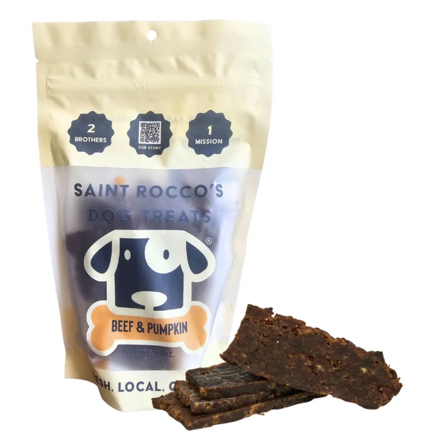 Saint Rocco&#39;s Dog Beef &amp; Pumpkin, Size: 8oz