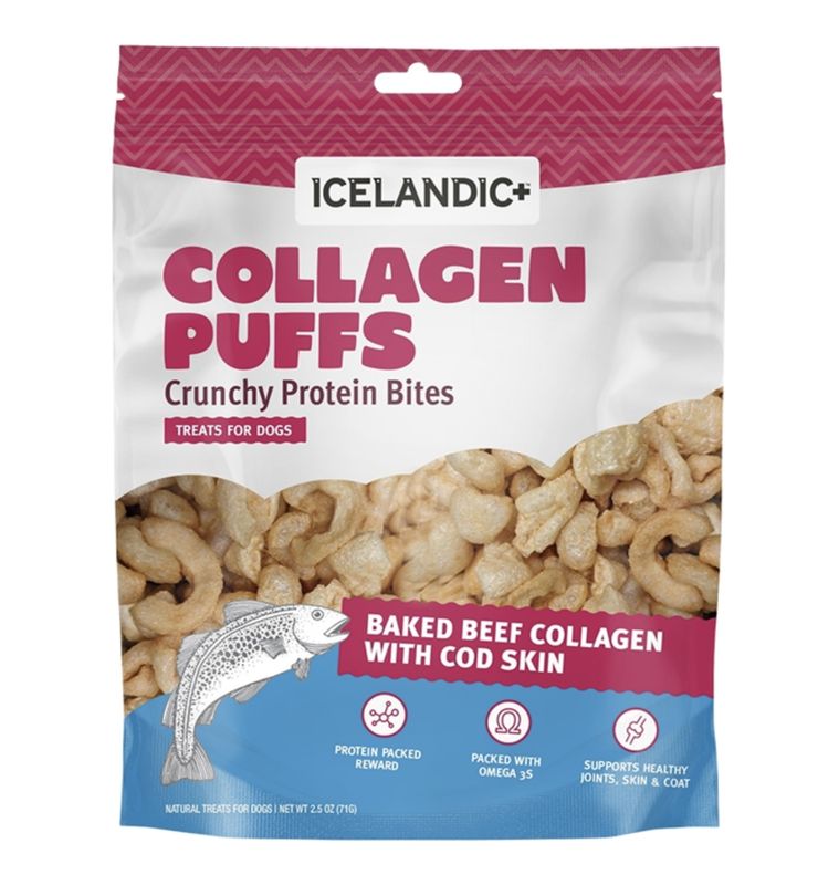 Icelandic Dog Collagen Puffs with Fish