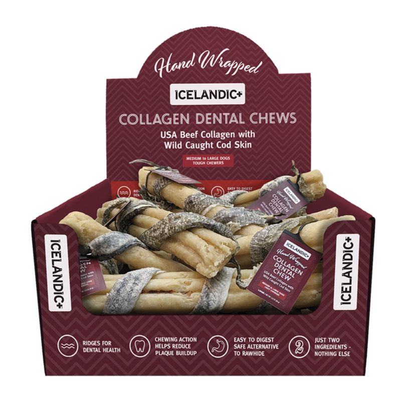 Icelandic Dog Collagen Dental Chew with Cod