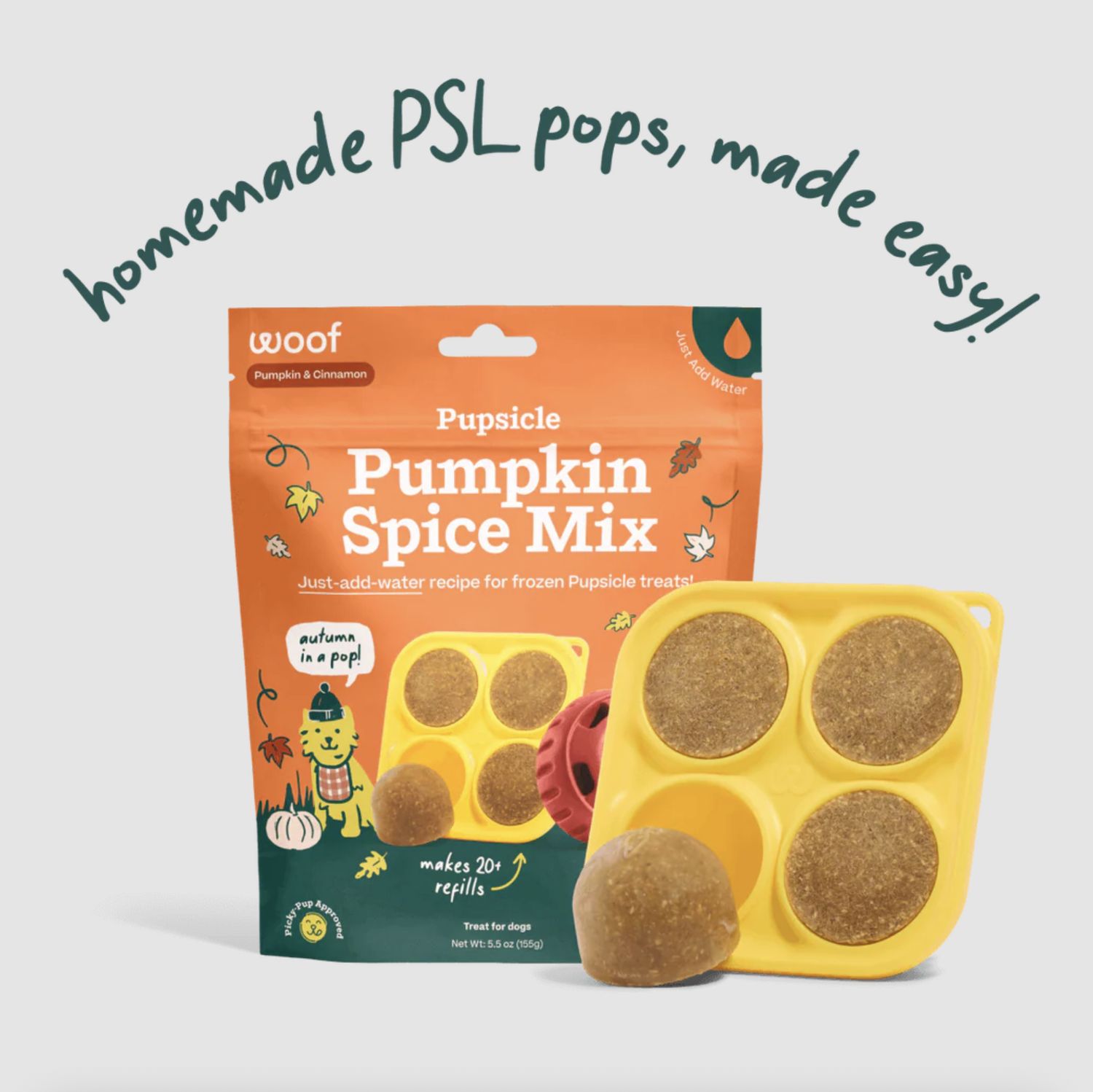 Woof Dog Pupsicle Pumpkin Spice Mix 5.5lb