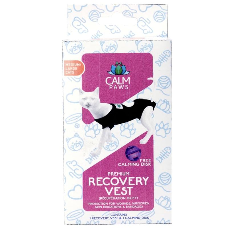 Calm Paws Cat Recovery Vest