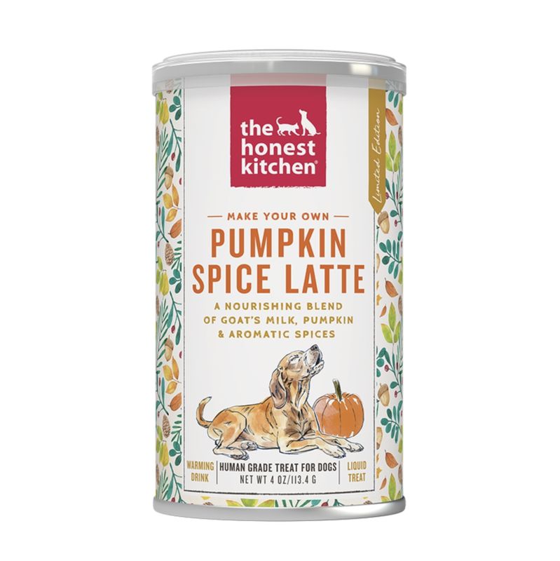 The Honest Kitchen Dog &amp; Cat Instant Goat Milk Pumpkin Latte 4oz
