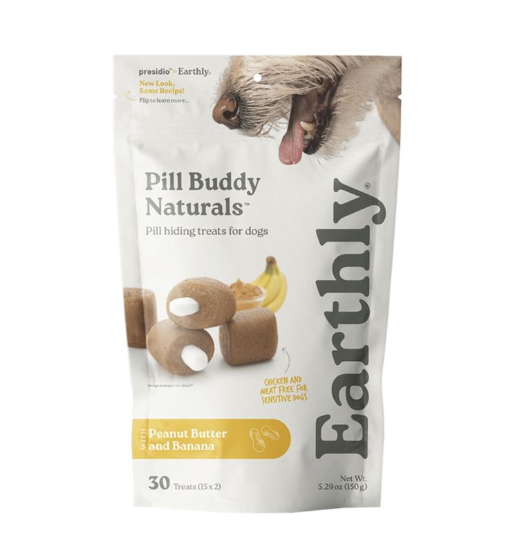 Earthly Dog Pill Buddy Natural Peanut Butter &amp; Banana