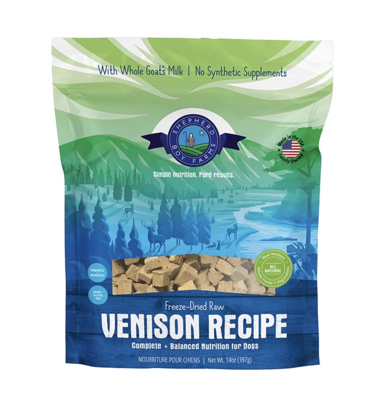 Shepherd Boy Farms Dog Freeze-Dried Venison 14oz