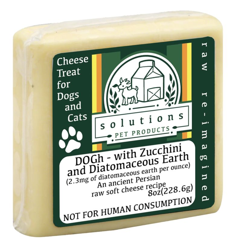 Solutions Frozen Cheese DOGh with Diatomaceous Earth &amp; Zucchini 8oz