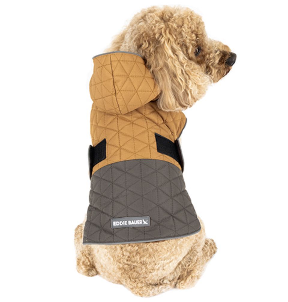 Petrageous Eddie Bauer Richland Jacket Brown/Gray, Size: X-Small