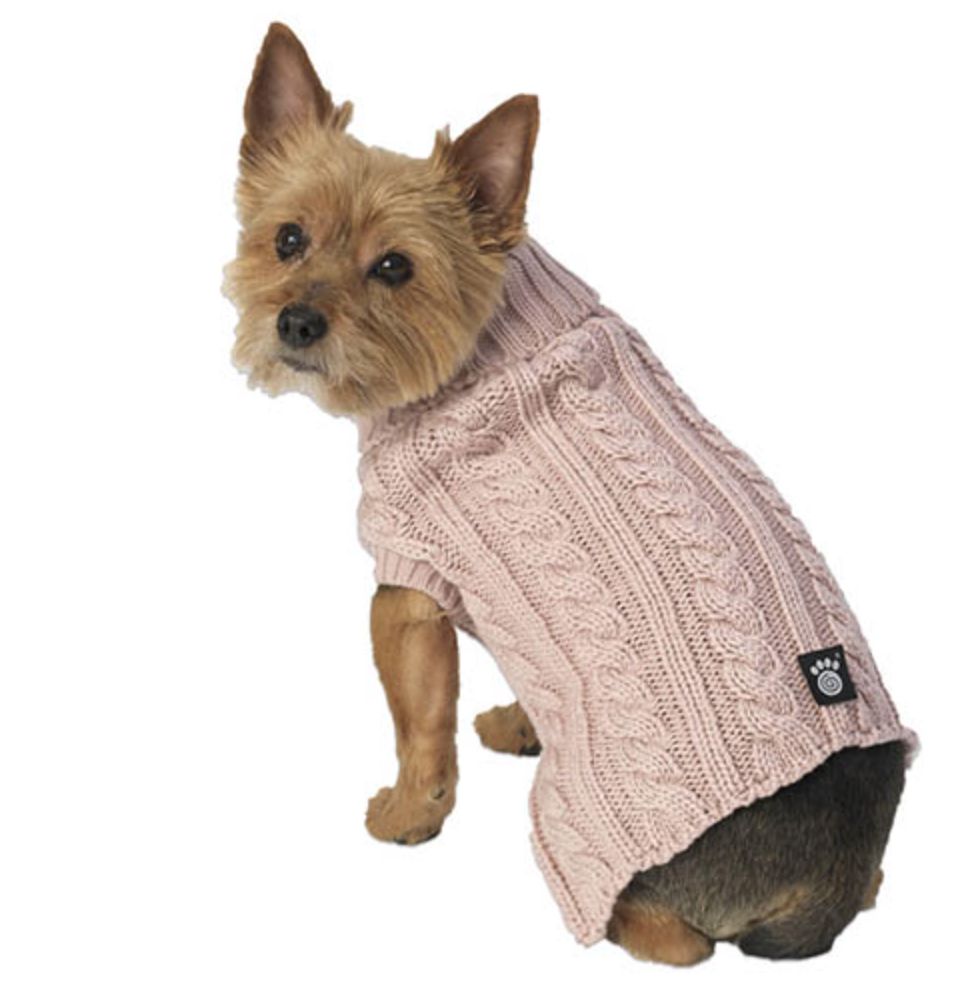 Petrageous Marley&#39;s Cable Sweater Rose, Size: X-Small