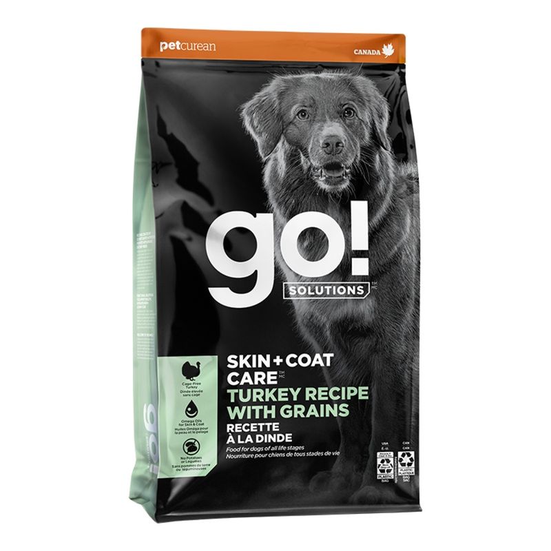 Go! Dog Skin &amp; Coat Turkey with Grain