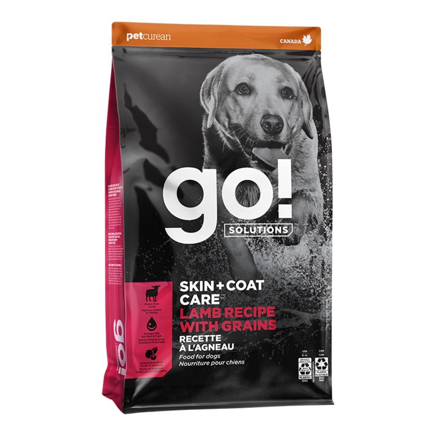 Go! Dog Skin &amp; Coat Lamb with Grain, Size: 3.5lb
