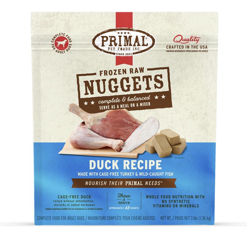 Primal Dog Frozen Raw Duck