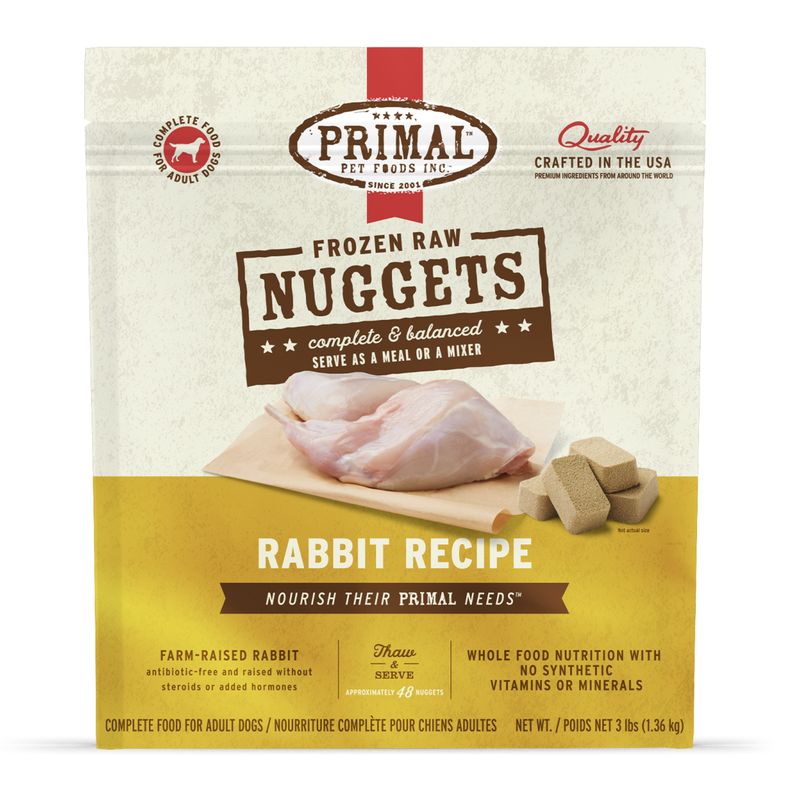 Primal Dog Frozen Raw Rabbit