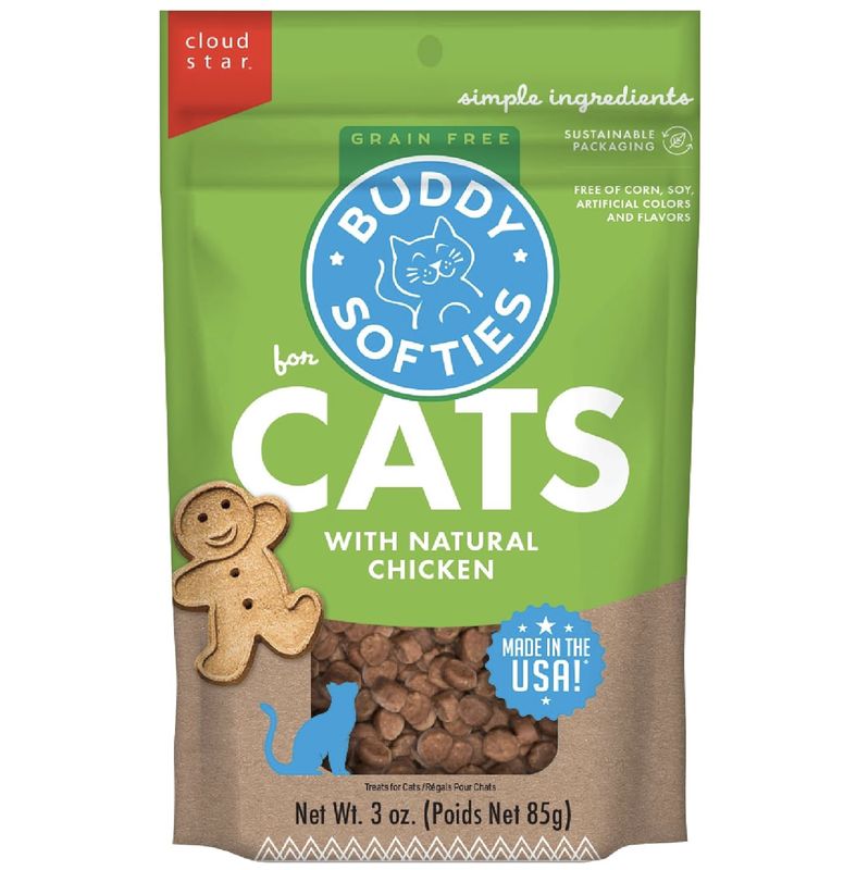 CloudStar Cat Buddy Biscuits Grain Free Chicken 3oz