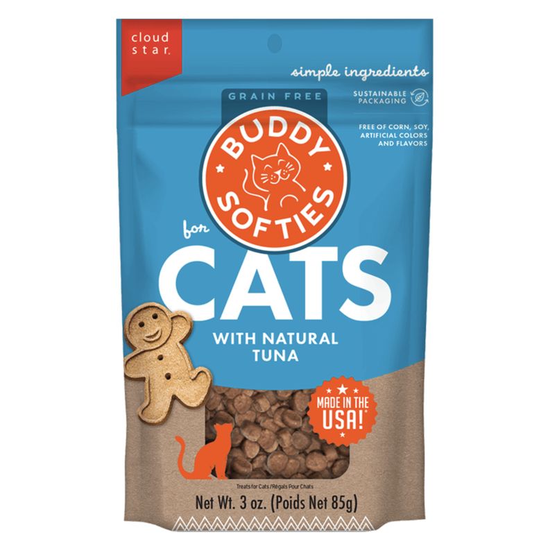 CloudStar Cat Buddy Biscuits Grain Free Tuna 3oz