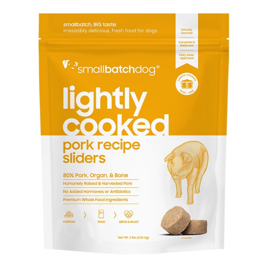 Small Batch Dog Frozen Lightly Cooked Pork 5lb