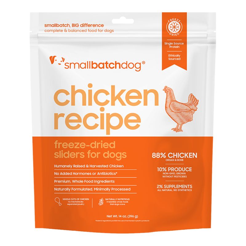 Small Batch Dog Freeze-Dried Chicken Sliders