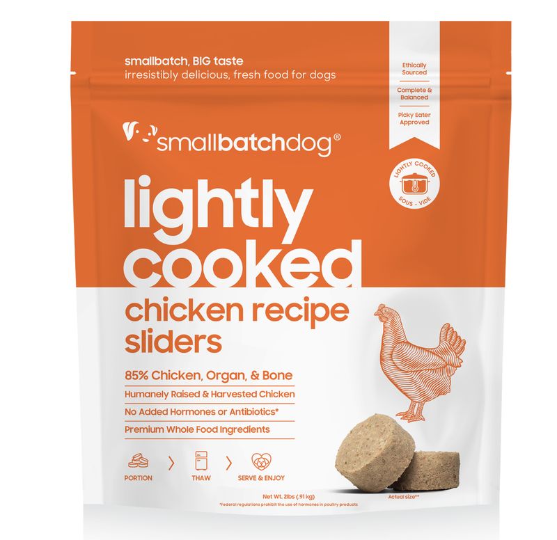 Small Batch Dog Frozen Lightly Cooked Chicken