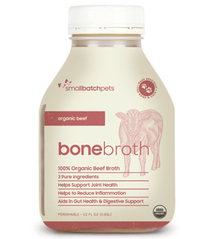 Small Batch Frozen Organic Beef Bone Broth 22oz