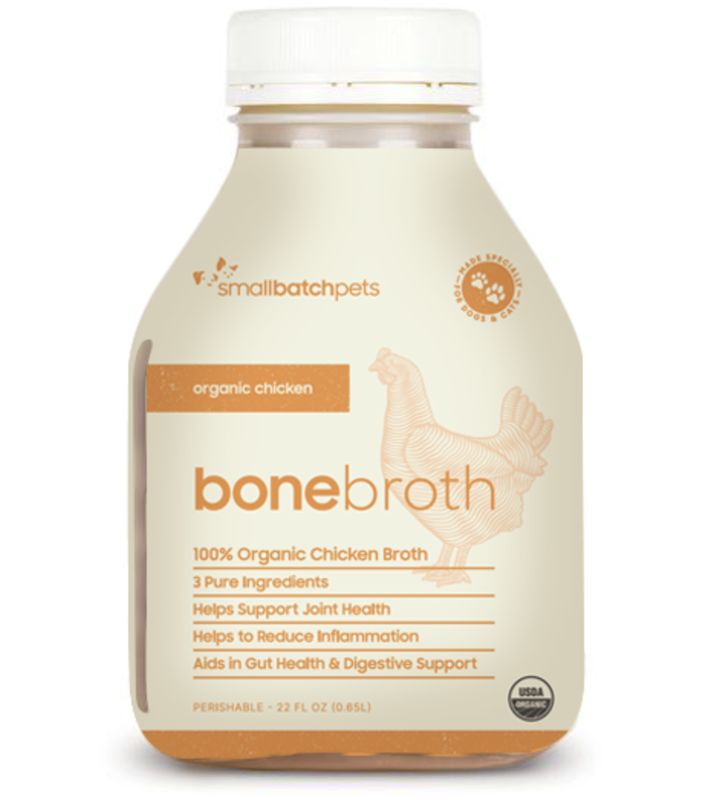 Small Batch Frozen Organic Chicken Bone Broth 22oz