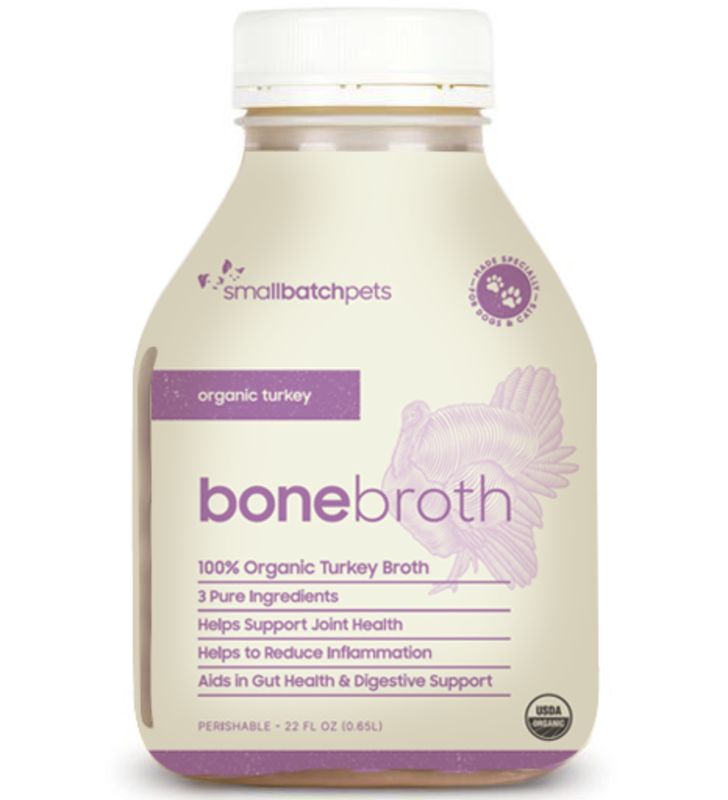 Small Batch Frozen Organic Turkey Bone Broth 22oz