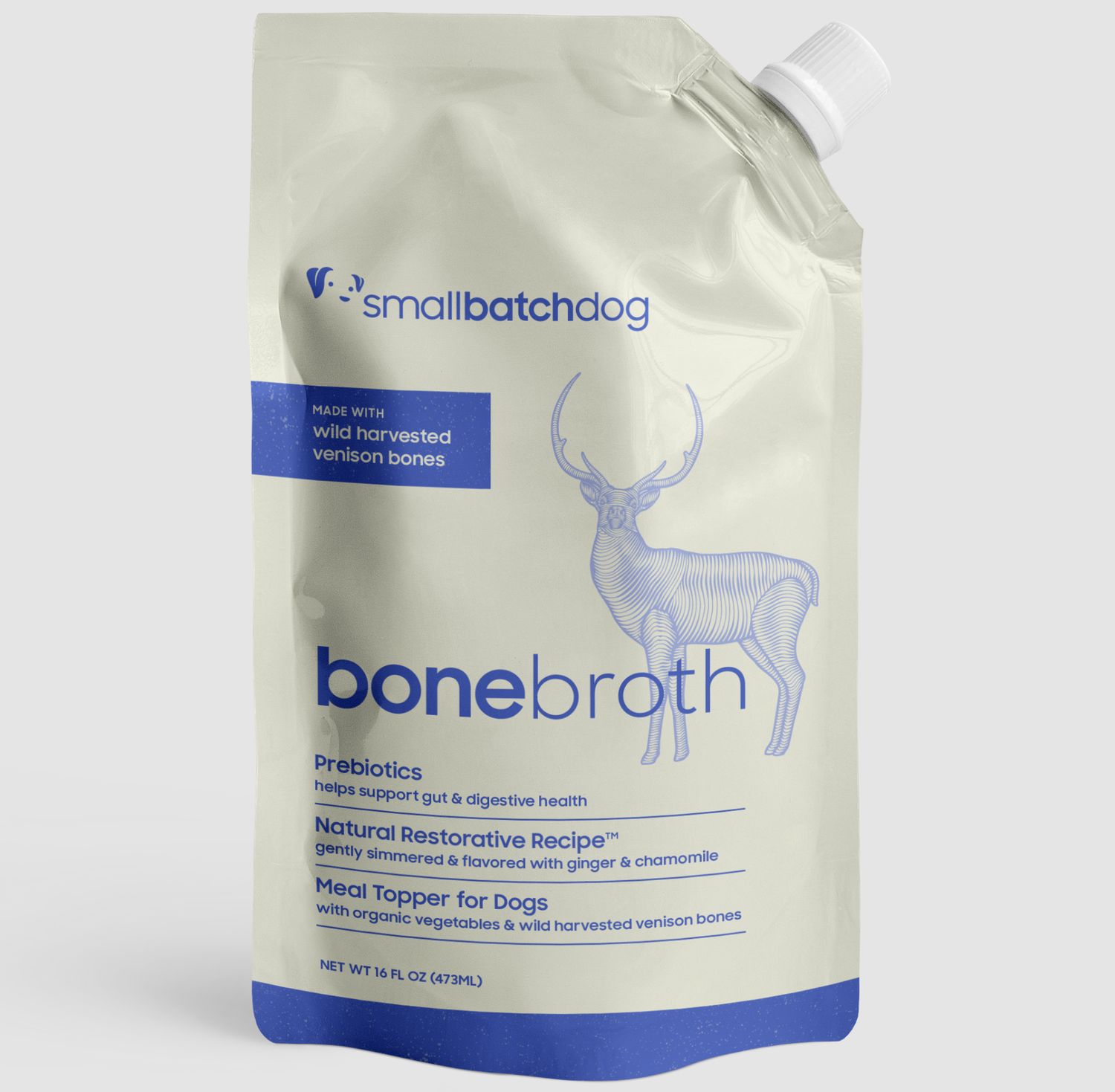 Small Batch Organic Venison Bone Broth 16oz