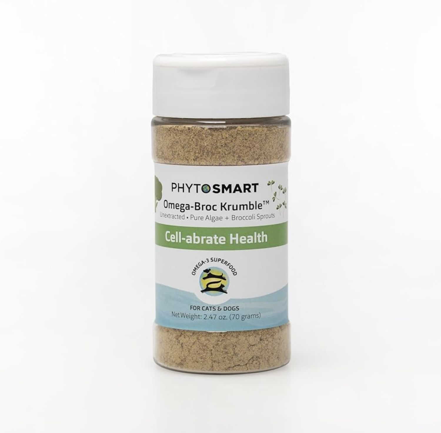 PhytoSmart Omega-Brock Krumble Cell-abrate Health 2.47oz