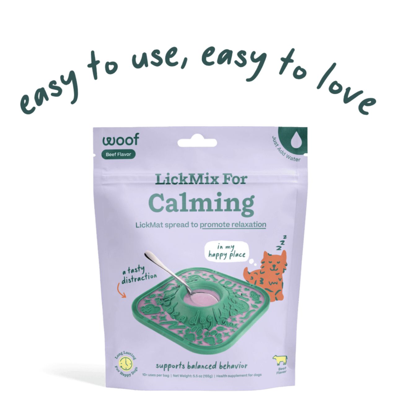 Woof Dog Lickmix Calming 5.5oz