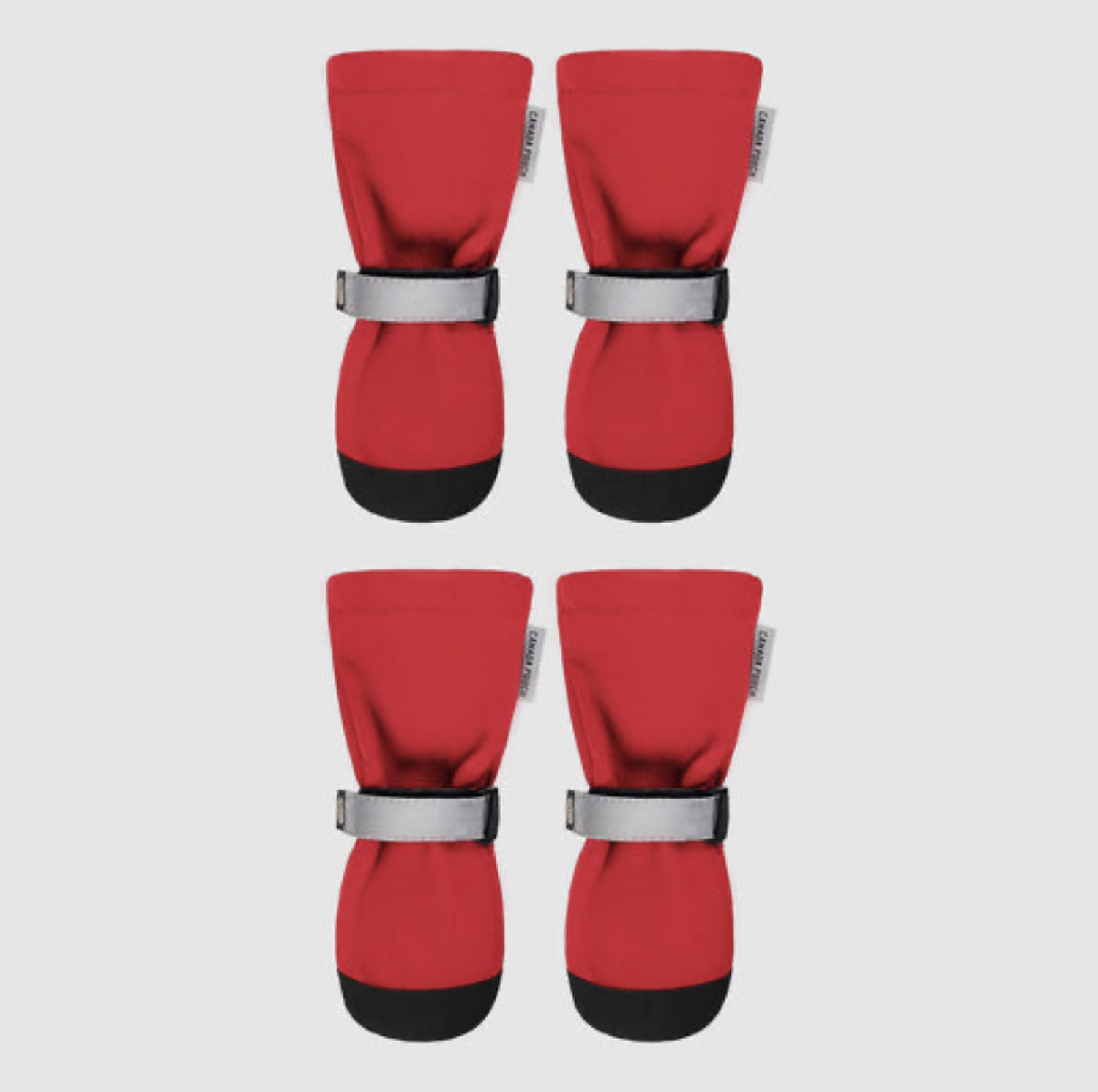 Canada Pooch Soft Shield Boots, Color: Red, Size: 1
