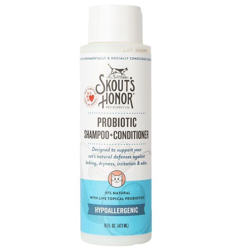 Skout's Honor Cat Probiotic Shampoo &amp; Conditioner Fragrance-Free 16oz