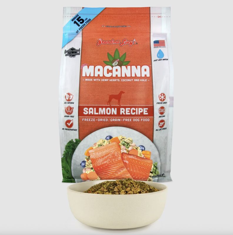 Grandma Lucy&#39;s Dog Freeze Dried Macanna Salmon Grain Free 1lb