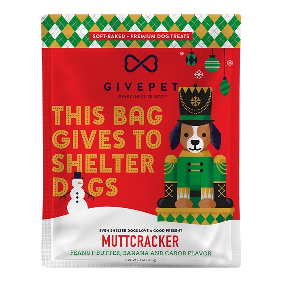 Give Pet Dog Soft Baked Muttcracker 6oz
