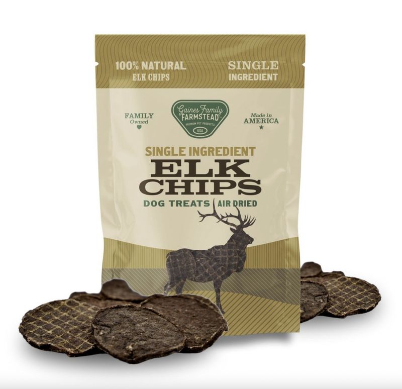 Gaines Family Farmstead Elk Chips 4oz