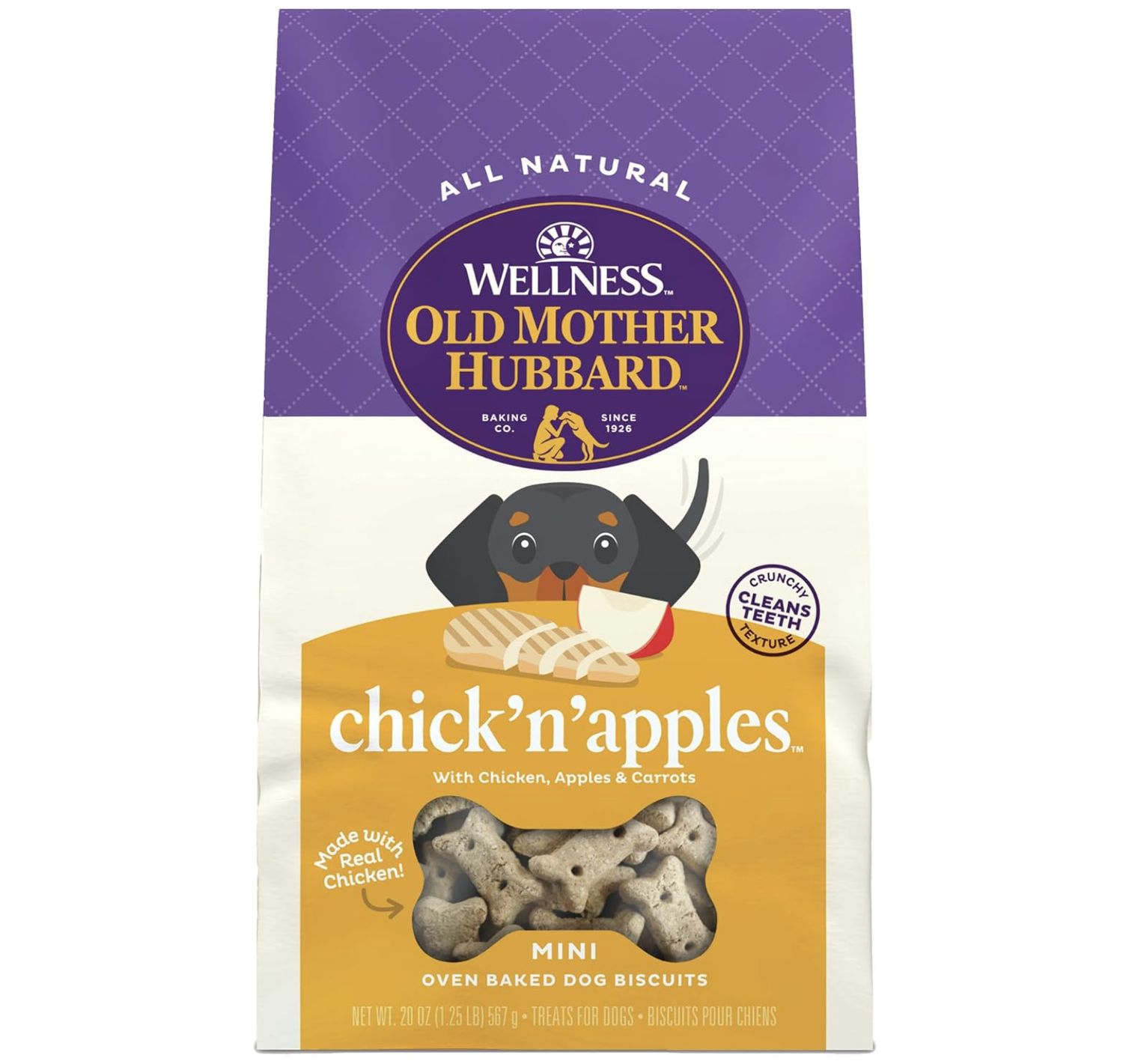 Old Mother Hubbard  Dog Biscuits Chick&#39;N&#39;Apples Mini 20oz
